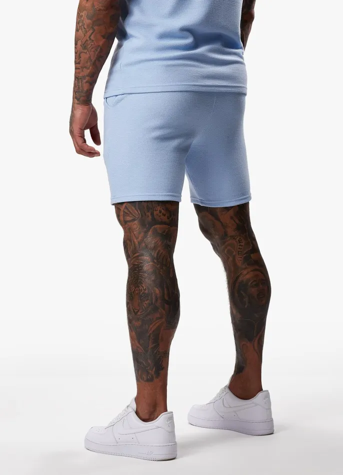 Gym King Shorts Men Signature Texture Short 8211 Cloud Blue