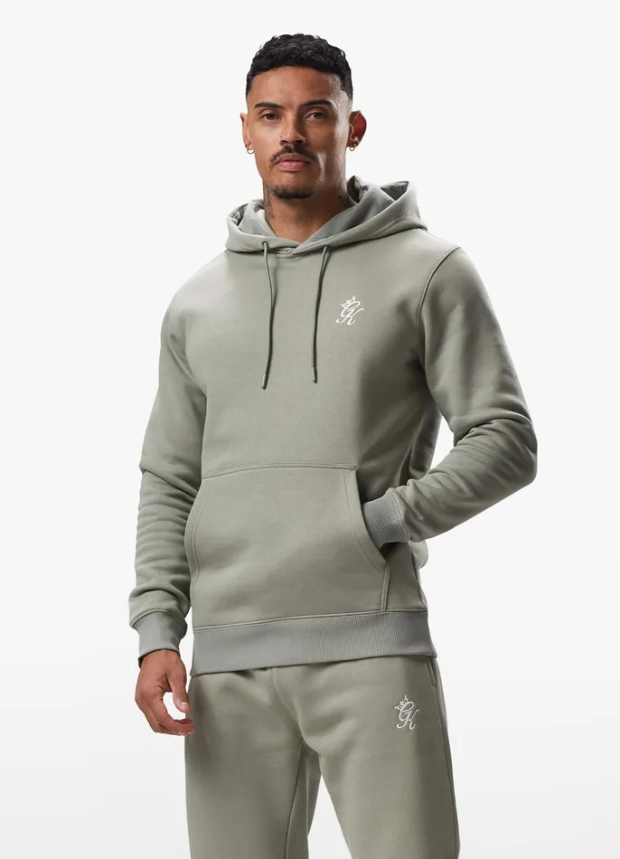 Gym King Sweatshirts and Hoodies Men Fundamental Fleece Hood 8211 Soft Khaki