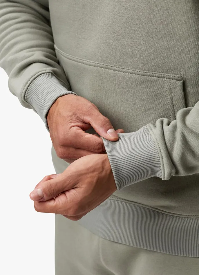 Gym King Sweatshirts and Hoodies Men Fundamental Fleece Hood 8211 Soft Khaki