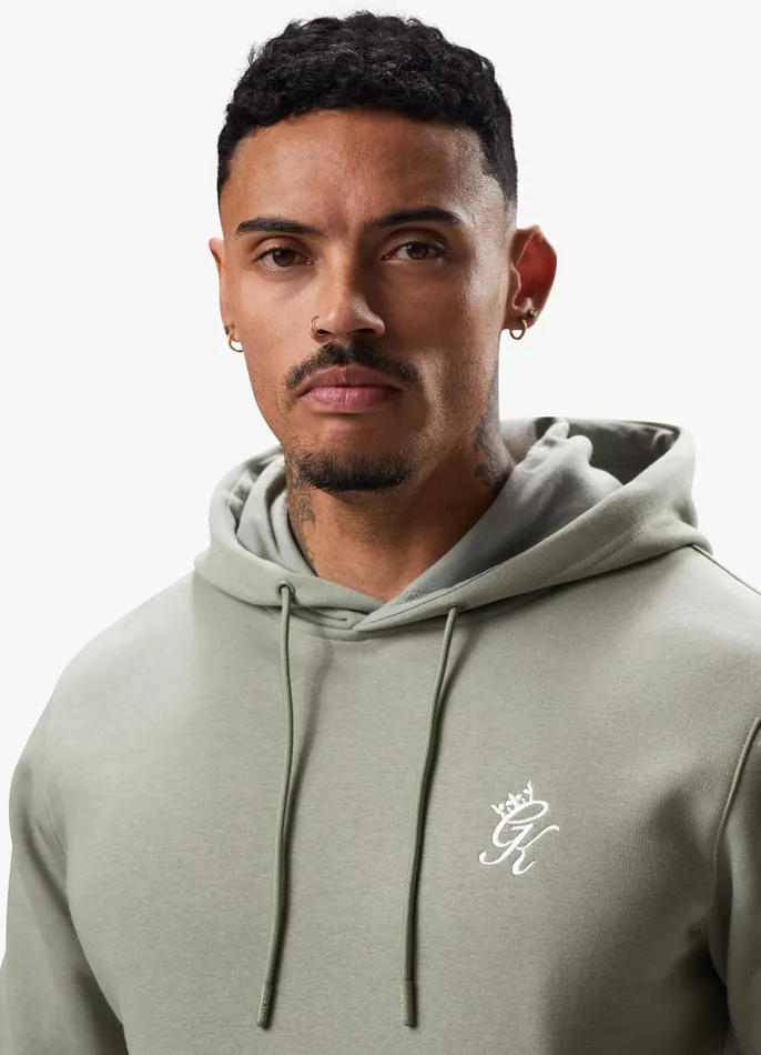 Gym King Sweatshirts and Hoodies Men Fundamental Fleece Hood 8211 Soft Khaki