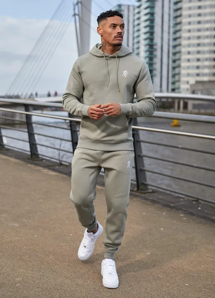 Gym King Sweatshirts and Hoodies Men Fundamental Fleece Hood 8211 Soft Khaki