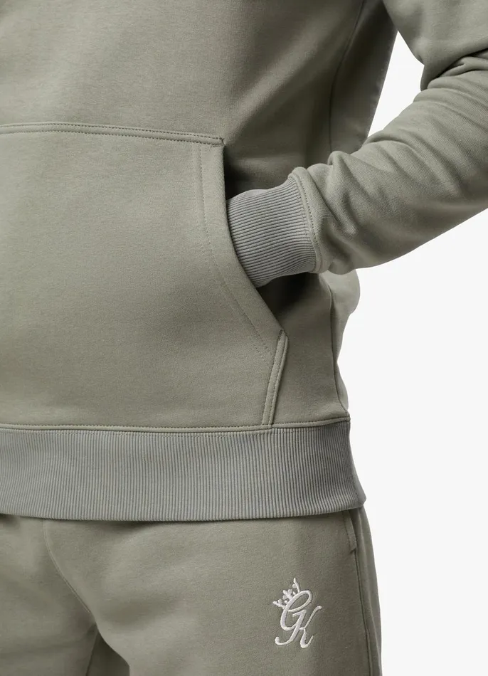 Gym King Sweatshirts and Hoodies Men Fundamental Fleece Hood 8211 Soft Khaki