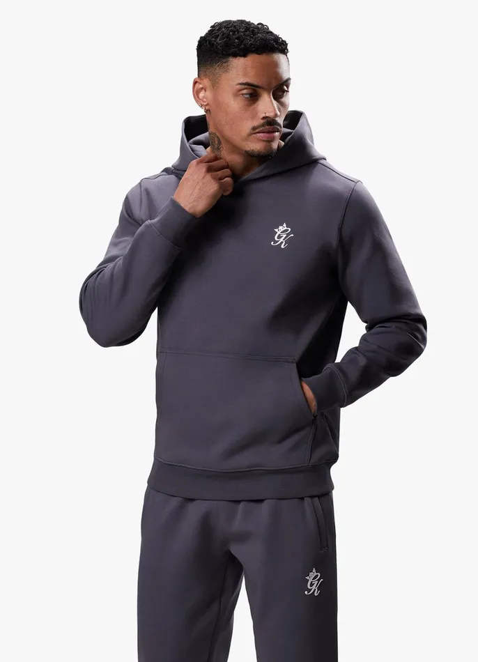 Gym King Sweatshirts and Hoodies Men Split Linear Hood 8211 Graphite
