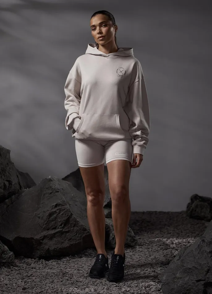 Gym King Sweatshirts and Hoodies Women Stoic Hood 8211 Light Stone