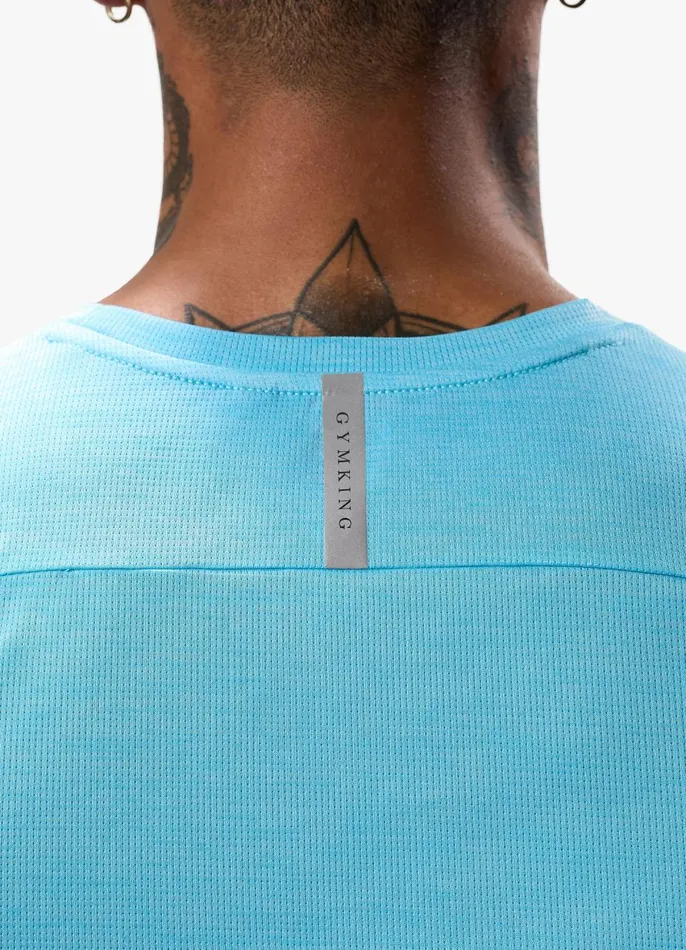 Gym King TShirts Men Element Tee 8211 Aqua Sky Marl