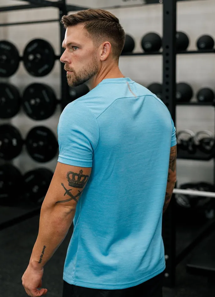 Gym King TShirts Men Element Tee 8211 Aqua Sky Marl