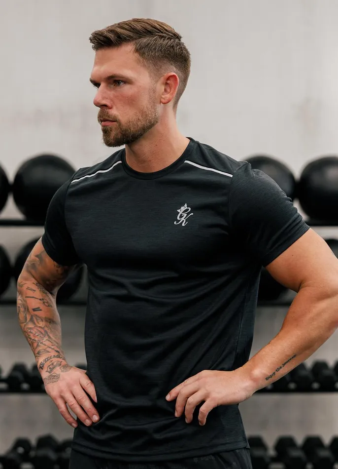 Gym King TShirts Men Element Tee 8211 Black Marl