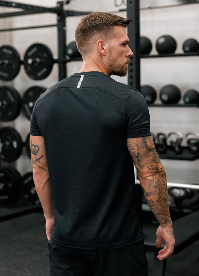 Gym King TShirts Men Element Tee 8211 Black Marl