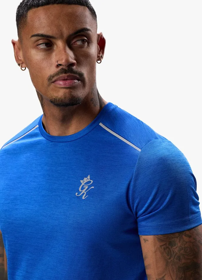 Gym King TShirts Men Element Tee 8211 Sonic Blue Marl
