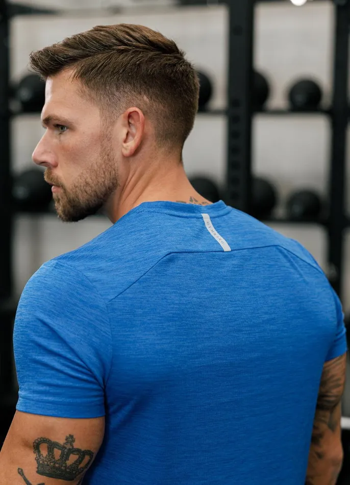 Gym King TShirts Men Element Tee 8211 Sonic Blue Marl