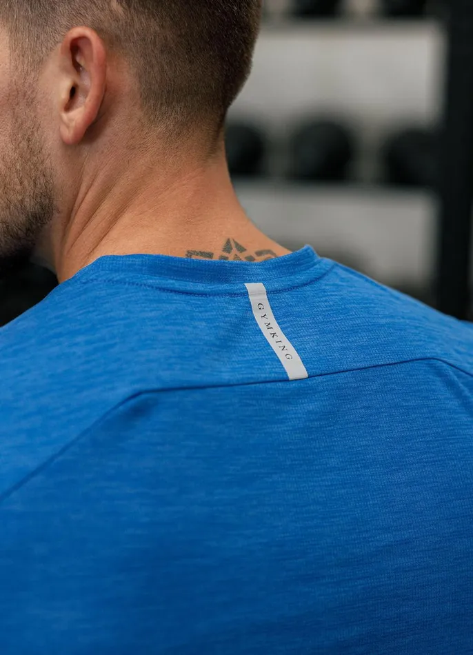 Gym King TShirts Men Element Tee 8211 Sonic Blue Marl