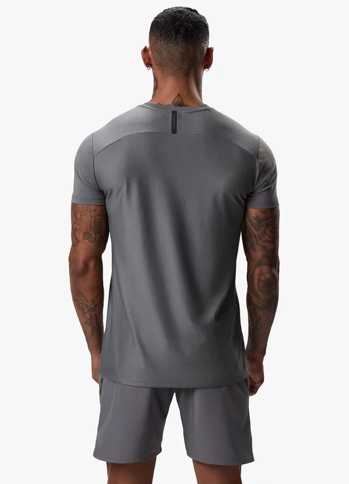 Gym King TShirts Men Flex Tee 8211 Fossil GreyBlack