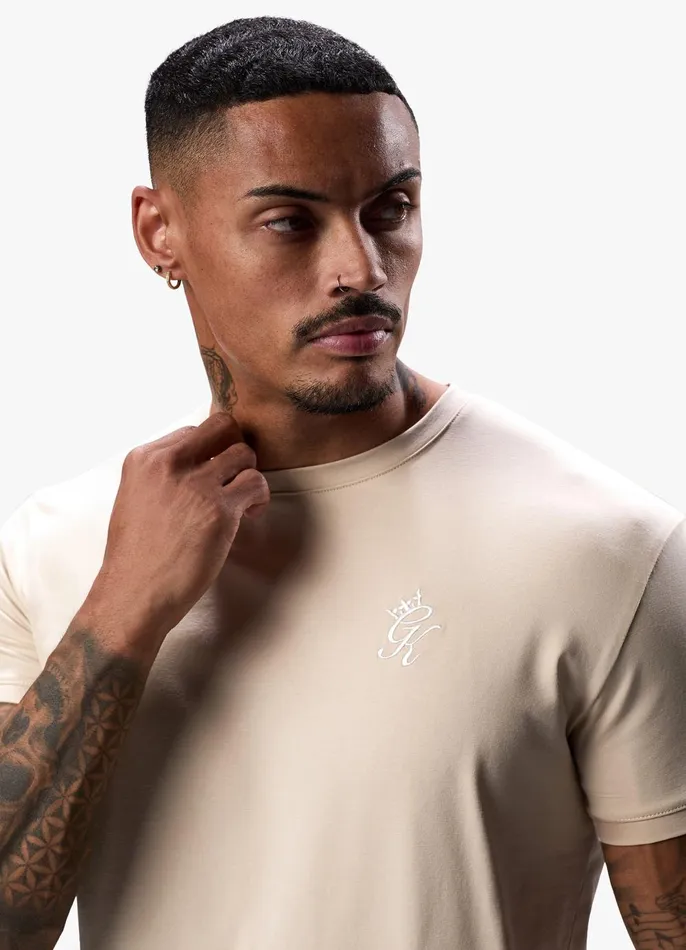 Gym King TShirts Men Fundamental Tee 8211 Light Sand