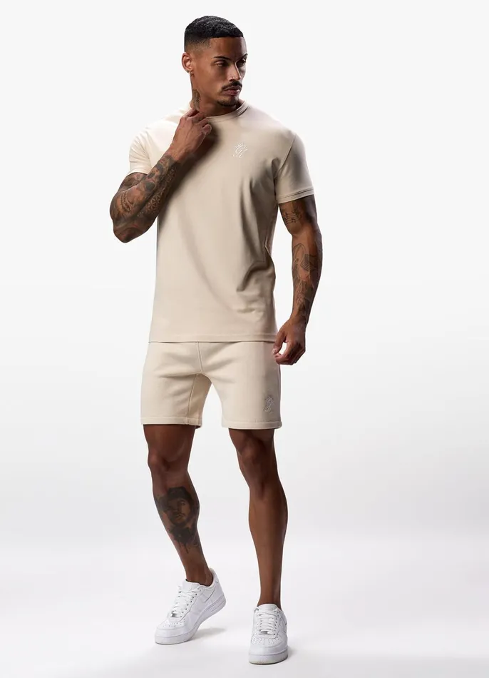 Gym King TShirts Men Fundamental Tee 8211 Light Sand