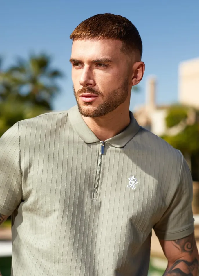 Gym King TShirts Men Riviera Signature Polo 8211 Khaki