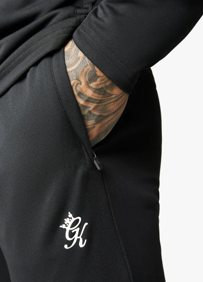 Gym King Tracksuit Bottoms Men 365 Lightweight Poly Training Pant 8211 Black