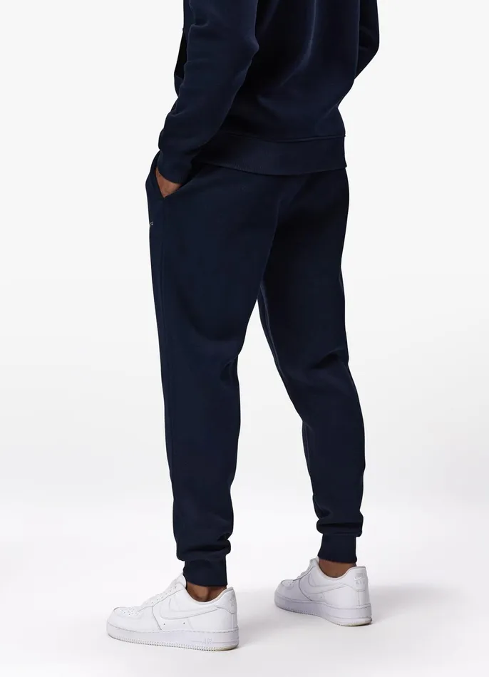 Gym King Tracksuit Bottoms Men Linear Fundamental Jogger 8211 Navy