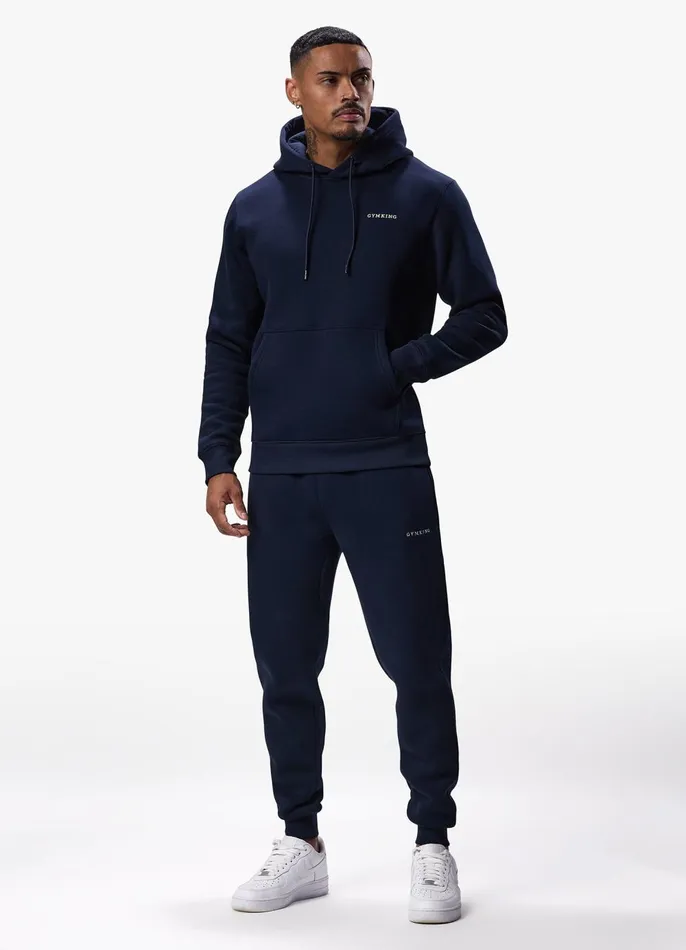 Gym King Tracksuit Bottoms Men Linear Fundamental Jogger 8211 Navy