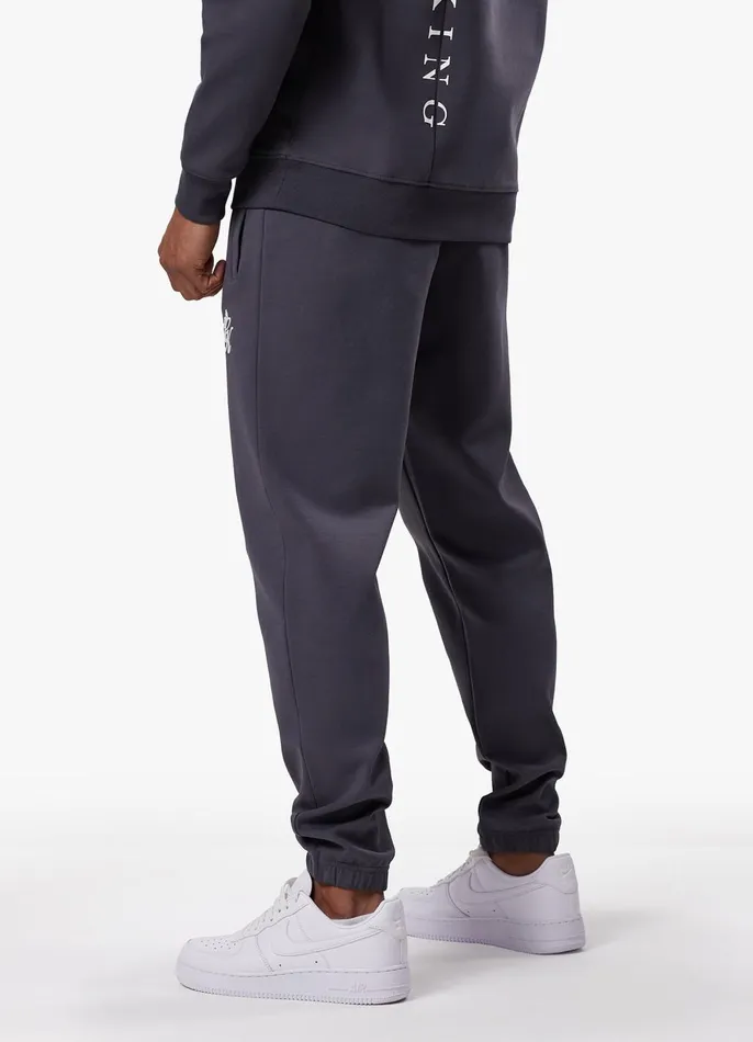 Gym King Tracksuit Bottoms Men Split Linear Jogger 8211 Graphite