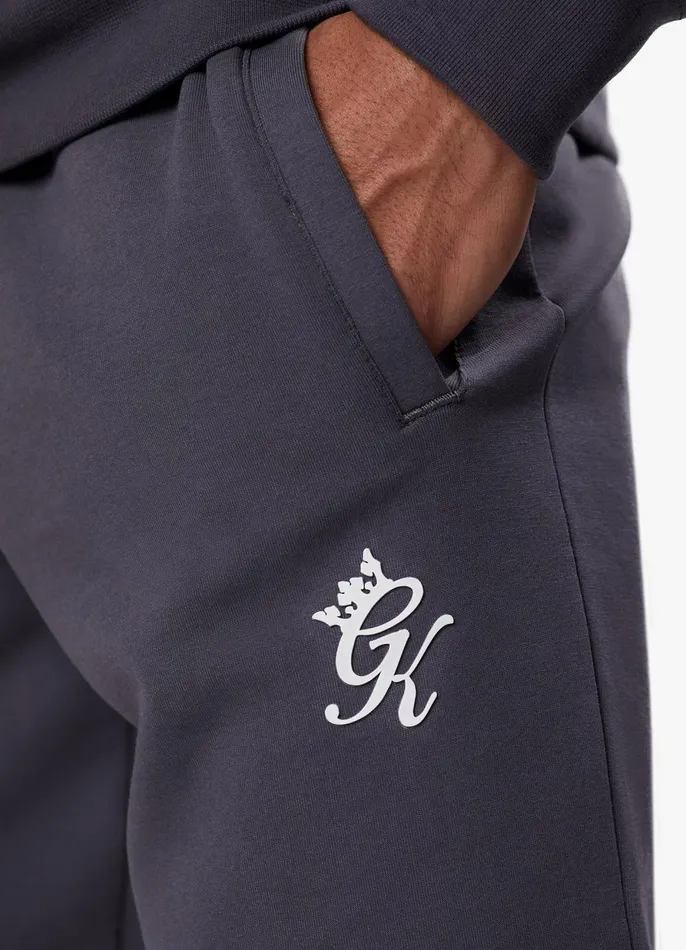 Gym King Tracksuit Bottoms Men Split Linear Jogger 8211 Graphite