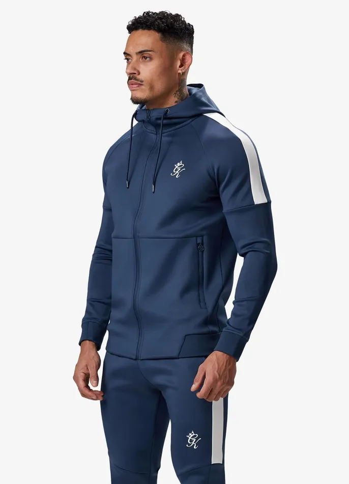 Gym King Tracksuits Men Core Plus Poly Tracksuit 8211 Moonlight Blue