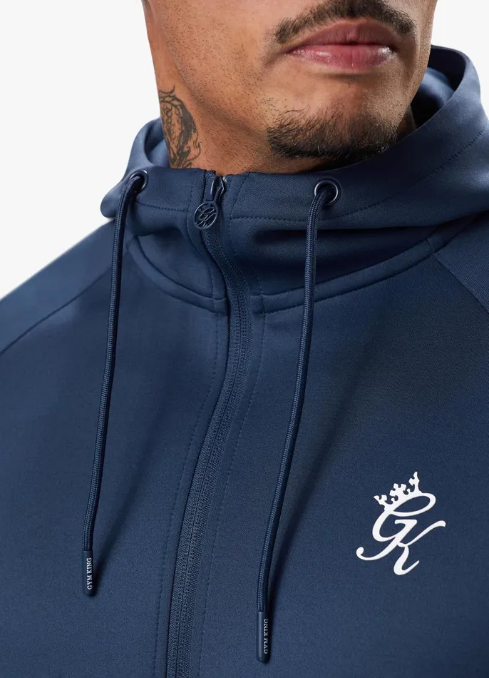 Gym King Tracksuits Men Core Plus Poly Tracksuit 8211 Moonlight Blue