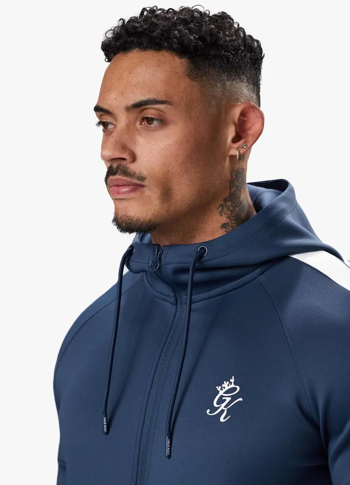 Gym King Tracksuits Men Core Plus Poly Tracksuit 8211 Moonlight Blue