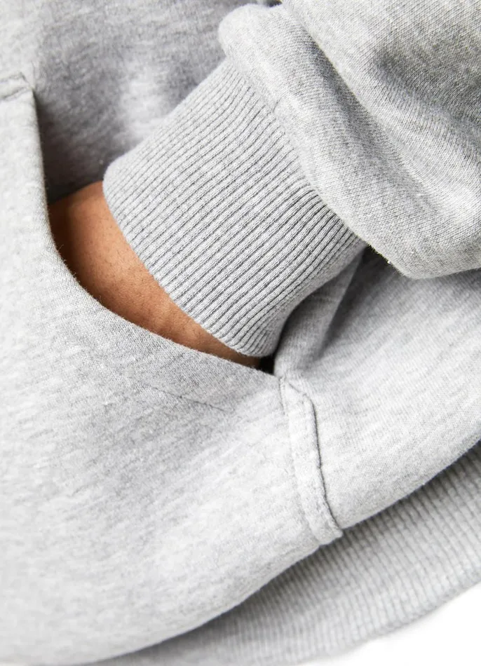 Gym King Tracksuits Men Established Tracksuit 8211 Light Grey Marl