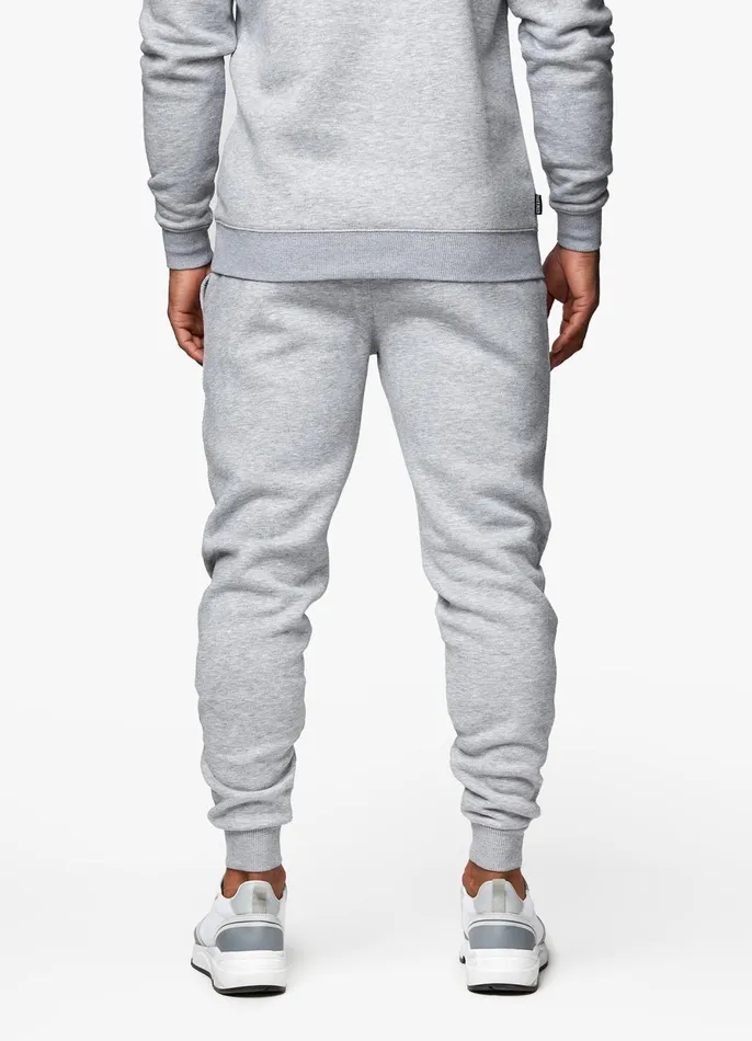 Gym King Tracksuits Men Fundamental Crew Tracksuit 8211 Grey Marl