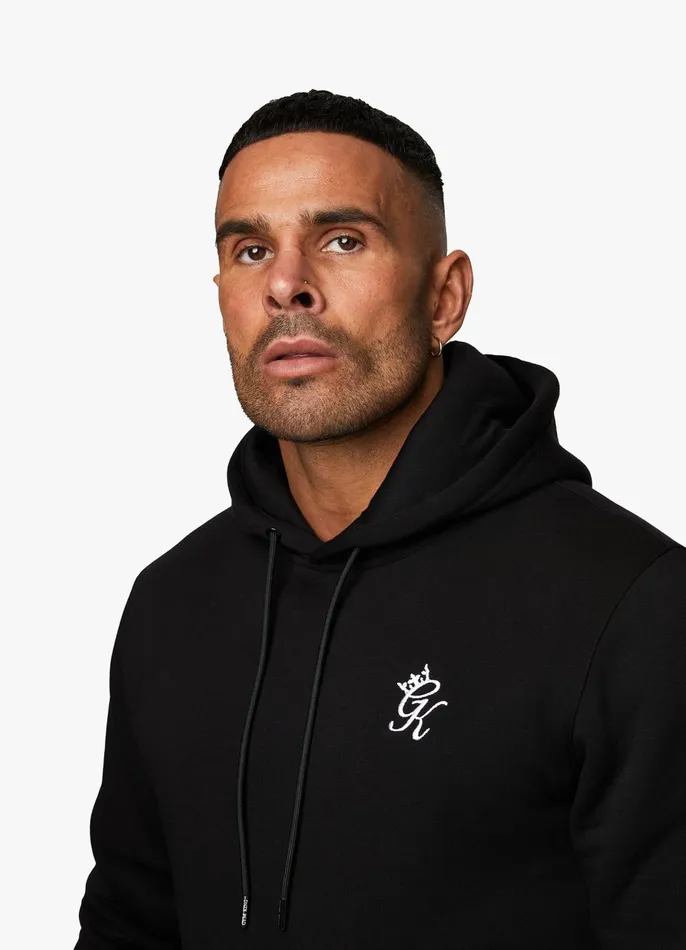 Gym King Tracksuits Men Fundamental Fleece Hood Tracksuit 8211 Black