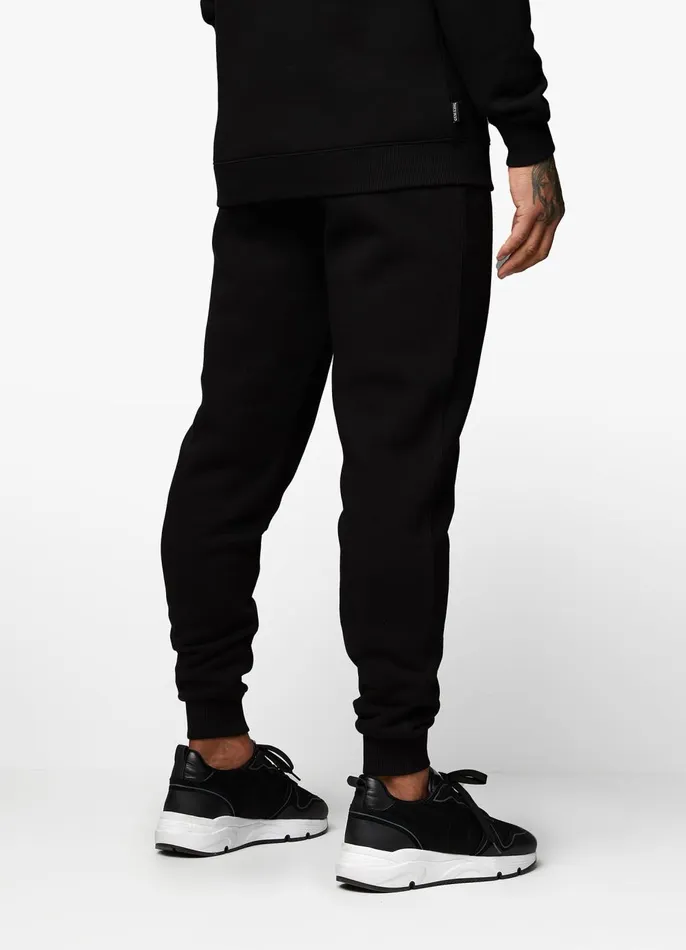 Gym King Tracksuits Men Fundamental Fleece Hood Tracksuit 8211 Black
