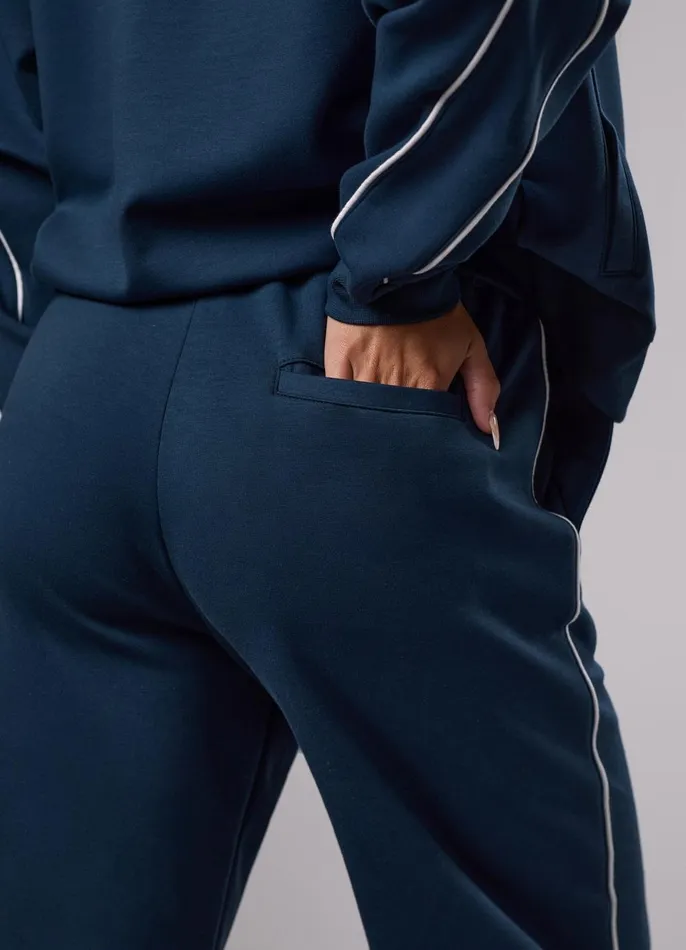 Gym King Tracksuits Women GKW Sports Luxe Tracksuit 8211 Rich Blue