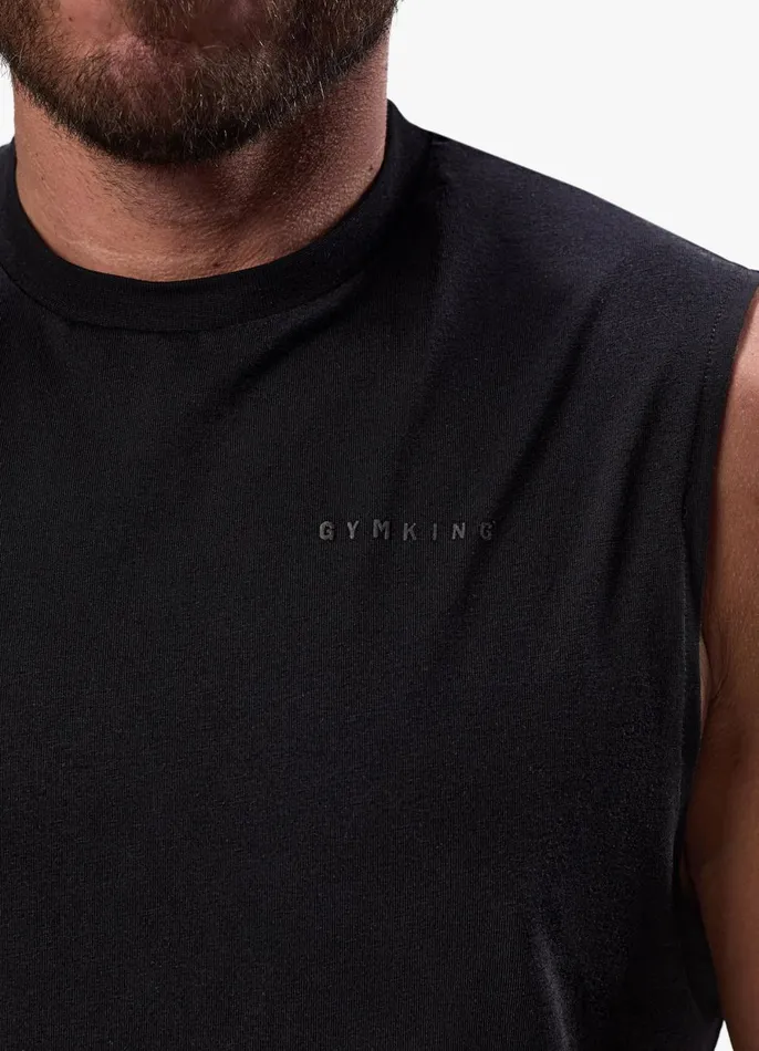 Gym King Vests Men Discipline Tank 8211 Black