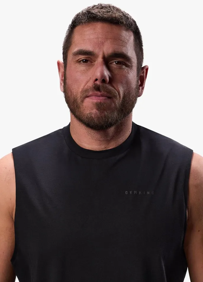 Gym King Vests Men Discipline Tank 8211 Black