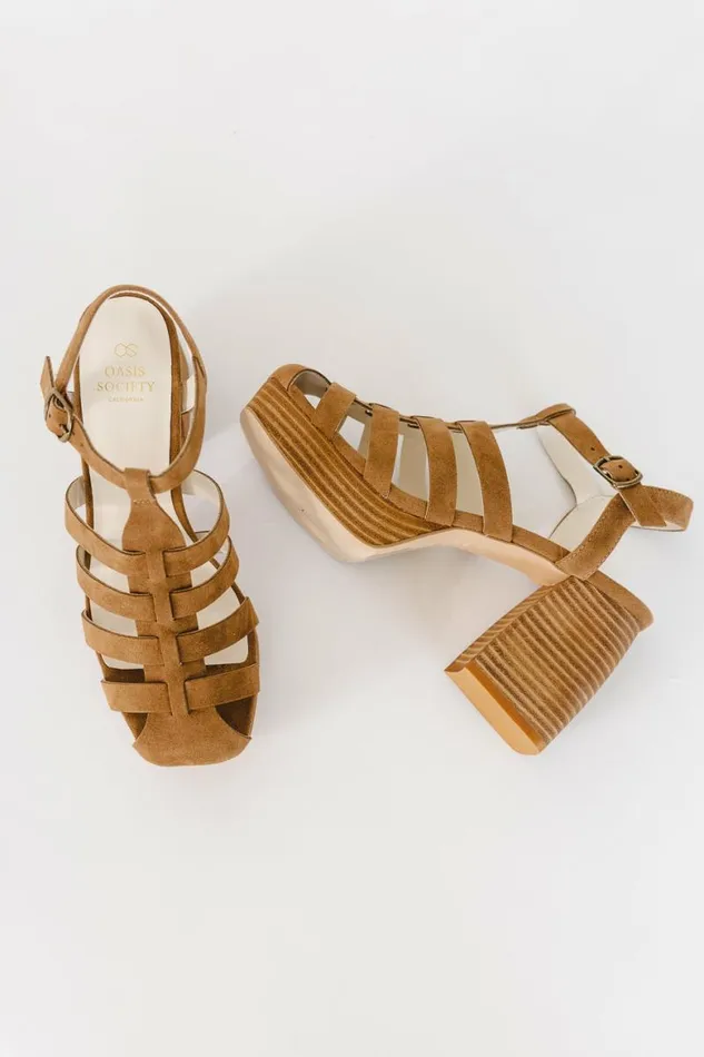 Hailee Platform Heels In Brown Brown Women Bohme Shoes