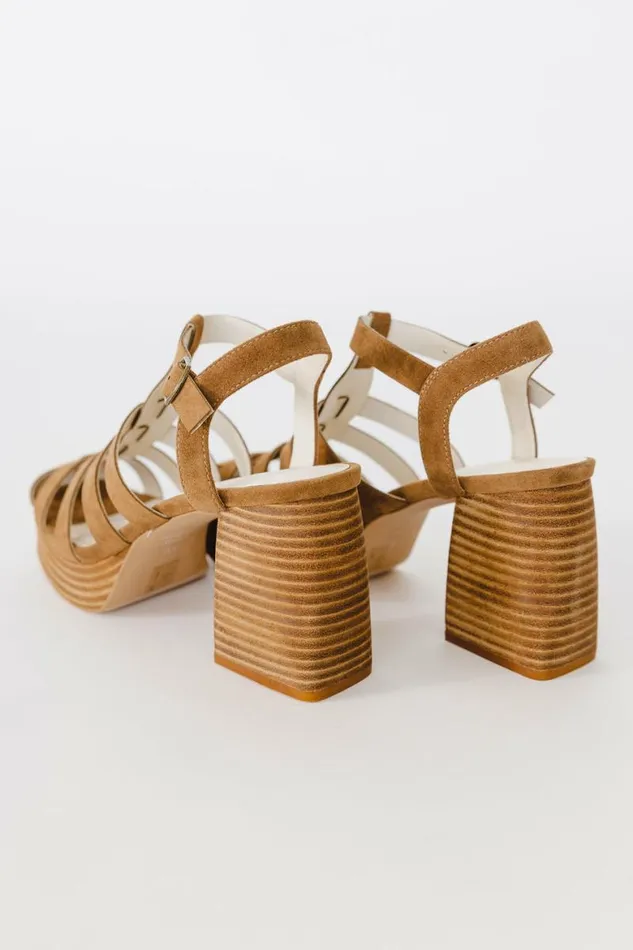 Hailee Platform Heels In Brown Brown Women Bohme Shoes