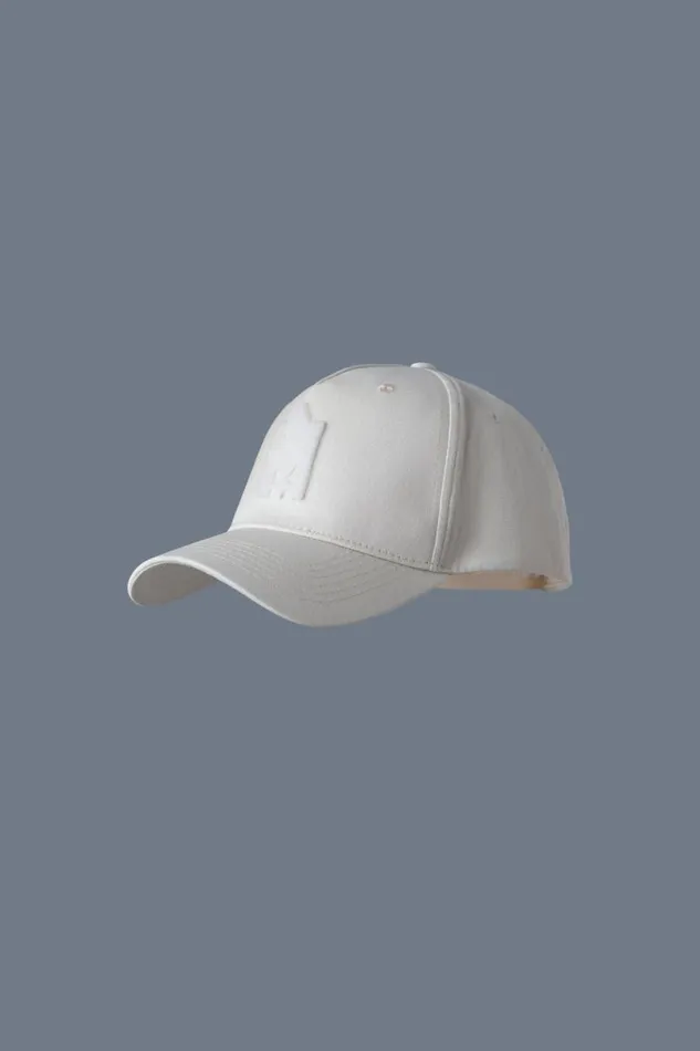 Hats Men Mackage ANDERSON Baseball Cap With Velvet Logo White