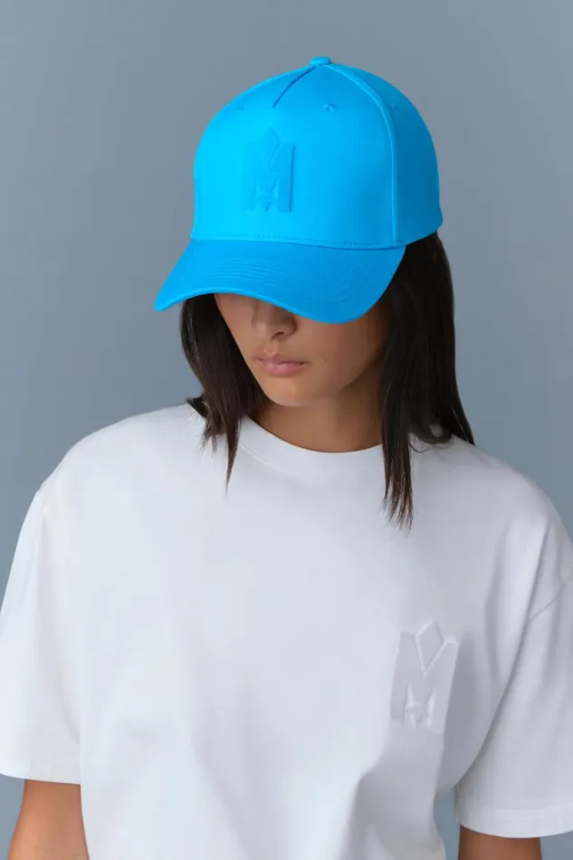 Hats Men Mackage ANDERSON Baseball Cap With Velvet Logo White