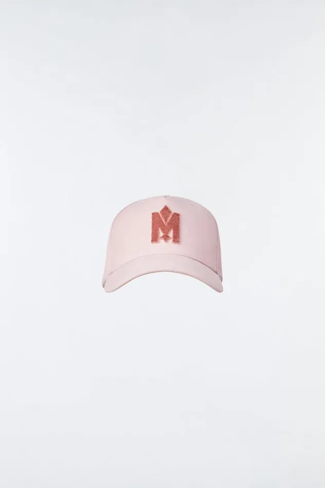 Hats Men Mackage ANDERSON Baseball Cap With Velvet Logo White