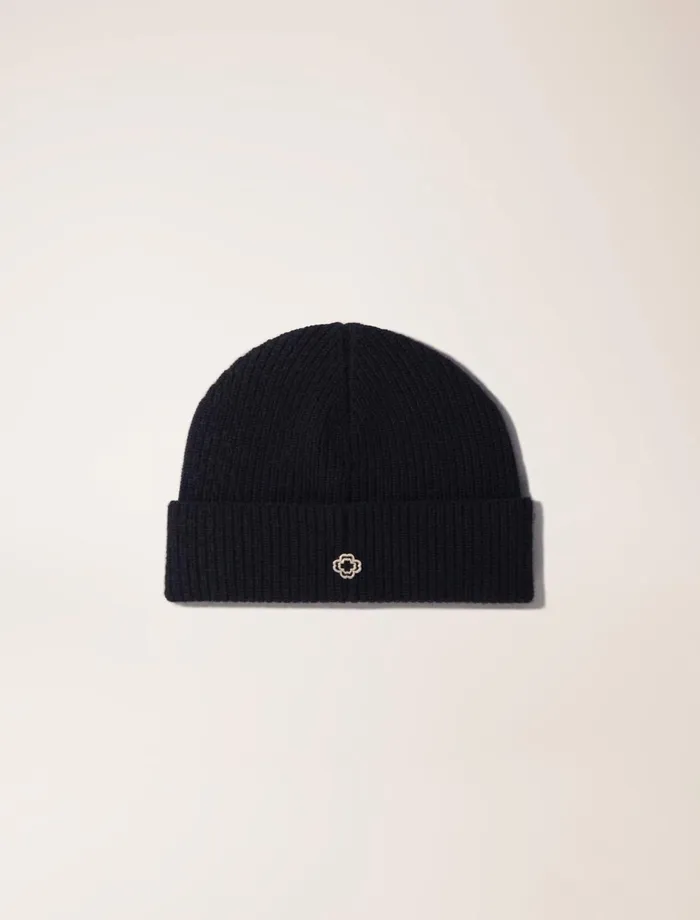 Hats Women Maje Wool And Cashmere Hat Black