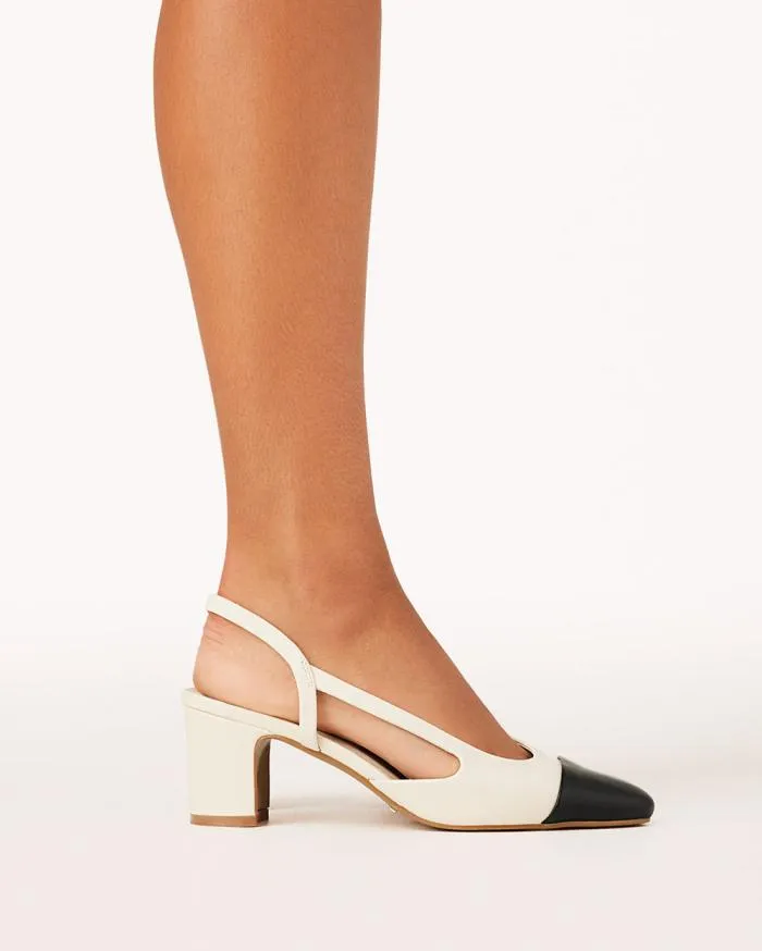 Heels Billini Block Heels FINTRA BONEBLACK