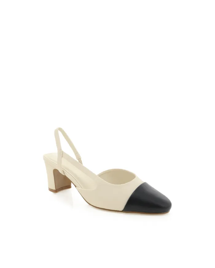 Heels Billini Block Heels FINTRA BONEBLACK