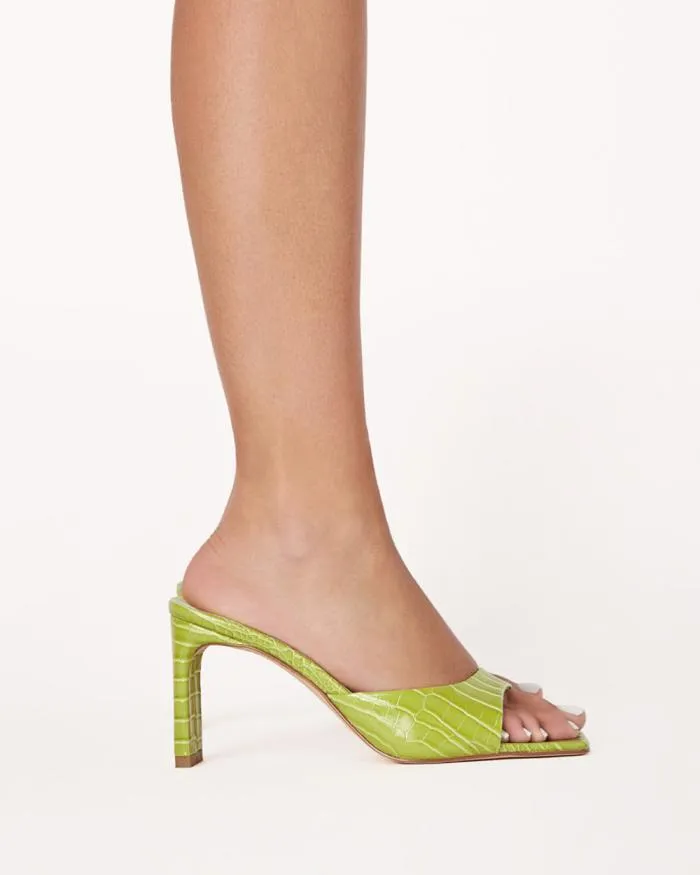 Heels Billini Block Heels KINLEE MATCHA CROC