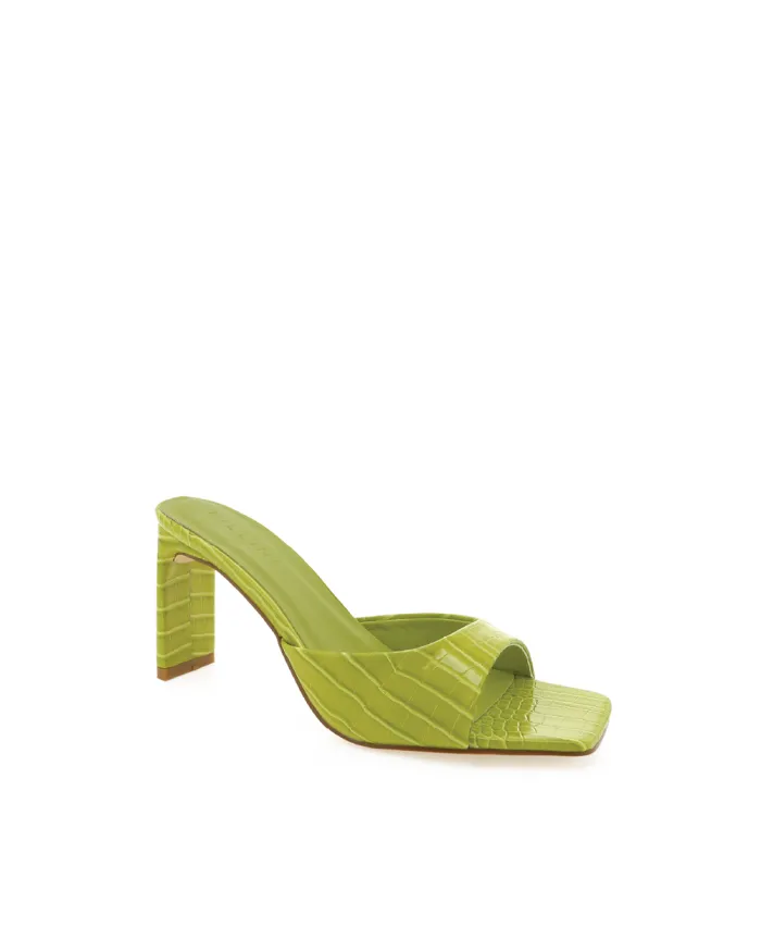 Heels Billini Block Heels KINLEE MATCHA CROC