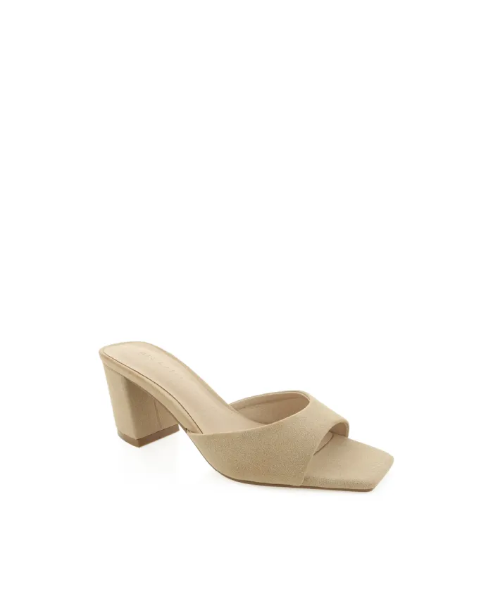 Heels Billini Block Heels QUINEA LIGHT TAUPE SUEDE