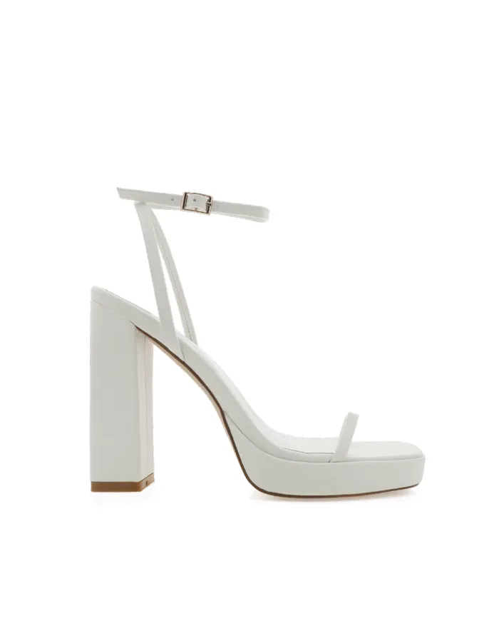 Heels Billini Block Heels TAHNI WHITE