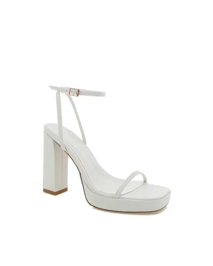Heels Billini Block Heels TAHNI WHITE