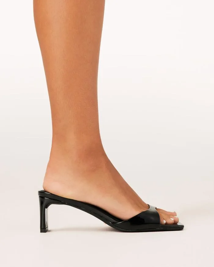 Heels Billini Block Heels YADIRA BLACK PATENT