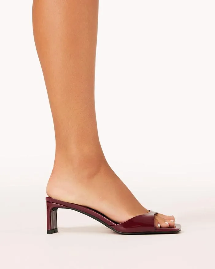 Heels Billini Block Heels YADIRA CHERRY RED PATENT