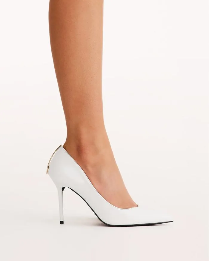 Heels Billini Stiletto Heels BEVA WHITE PATENT